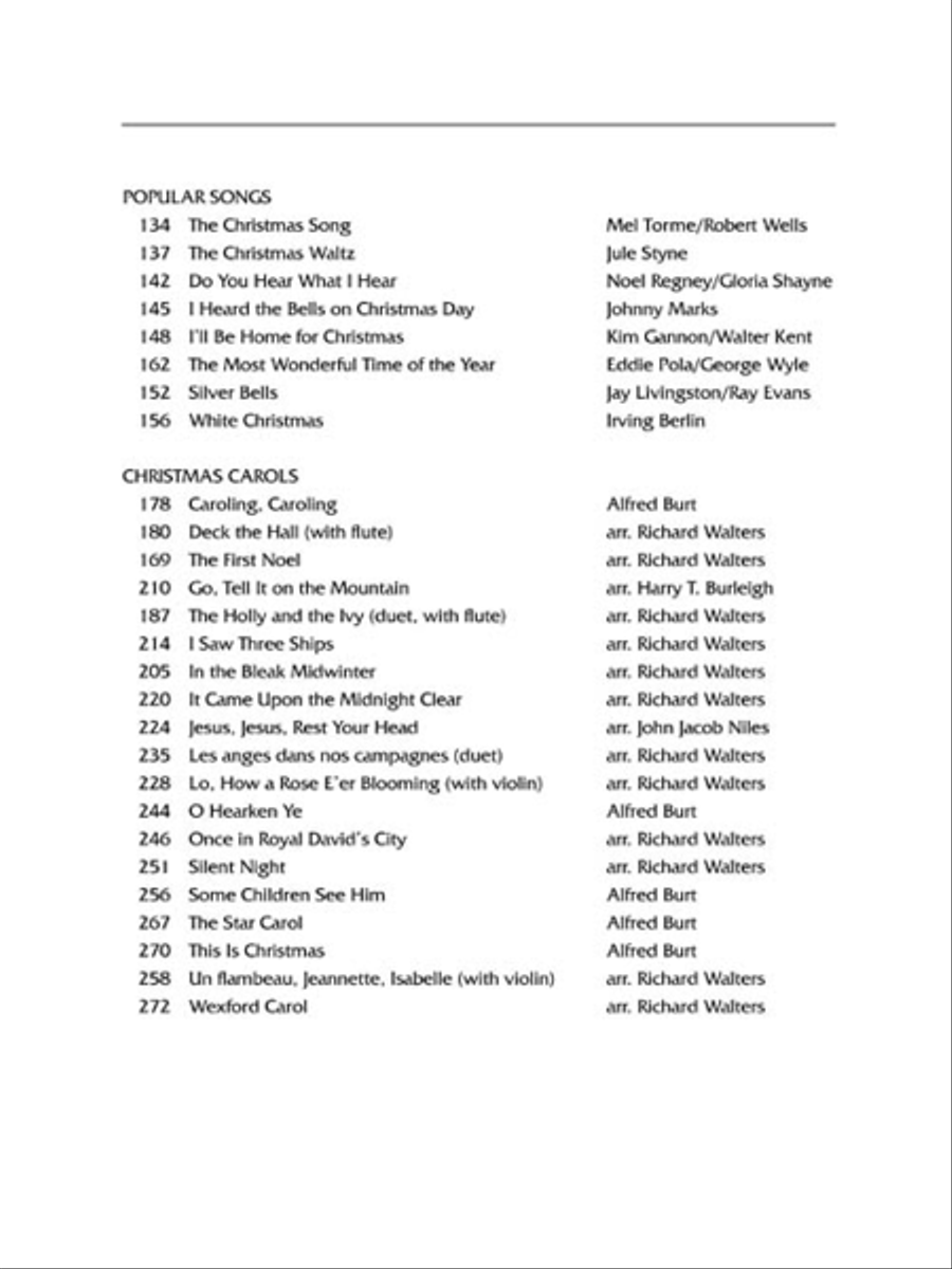 The Christmas Collection Low Voice scores gallery preview page 3