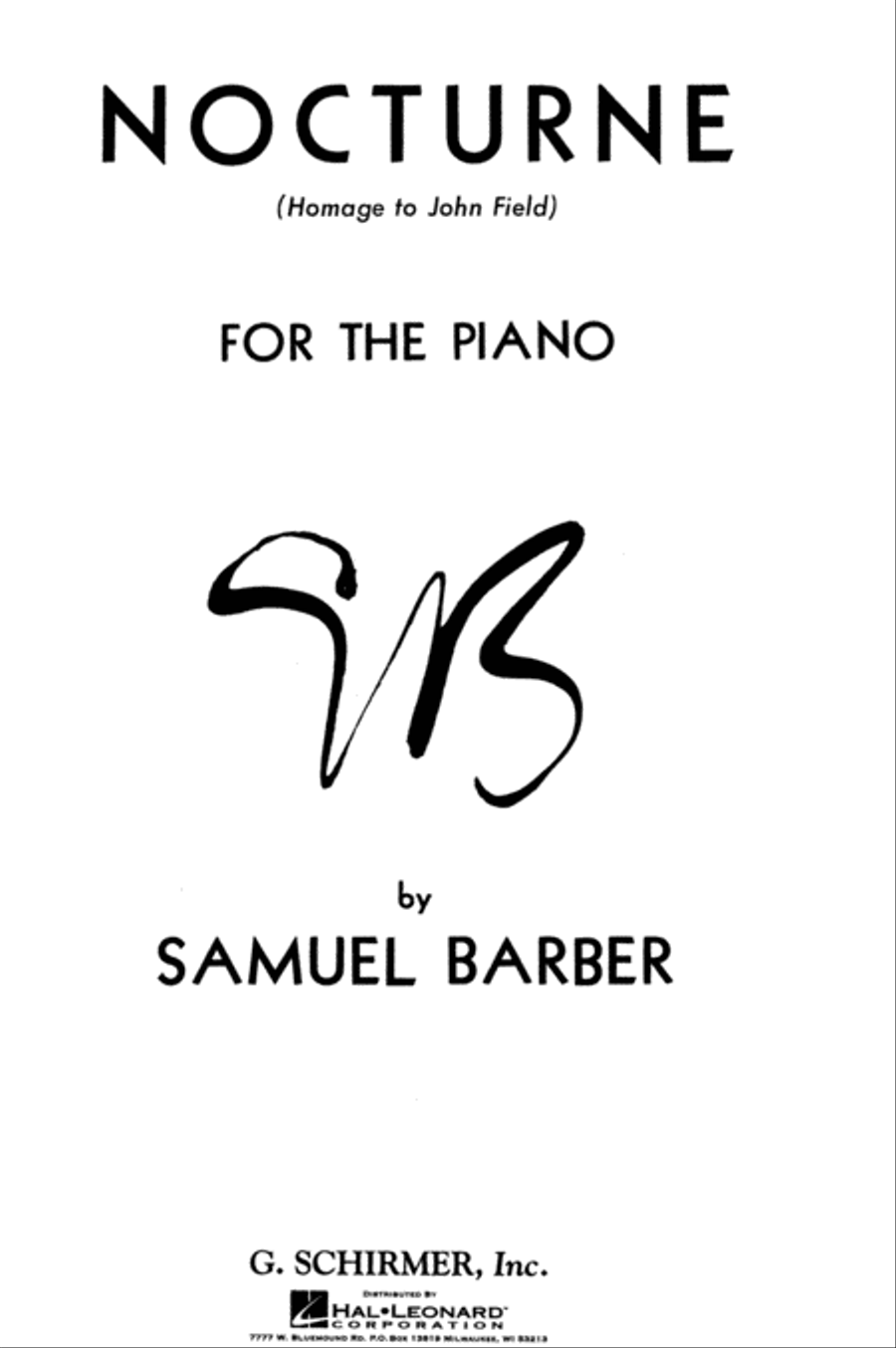 Nocturne Op. 33 – Homage to John Fields Piano Solo scores gallery preview page 1