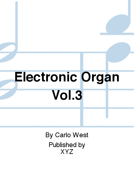 Electronic Organ Vol.3