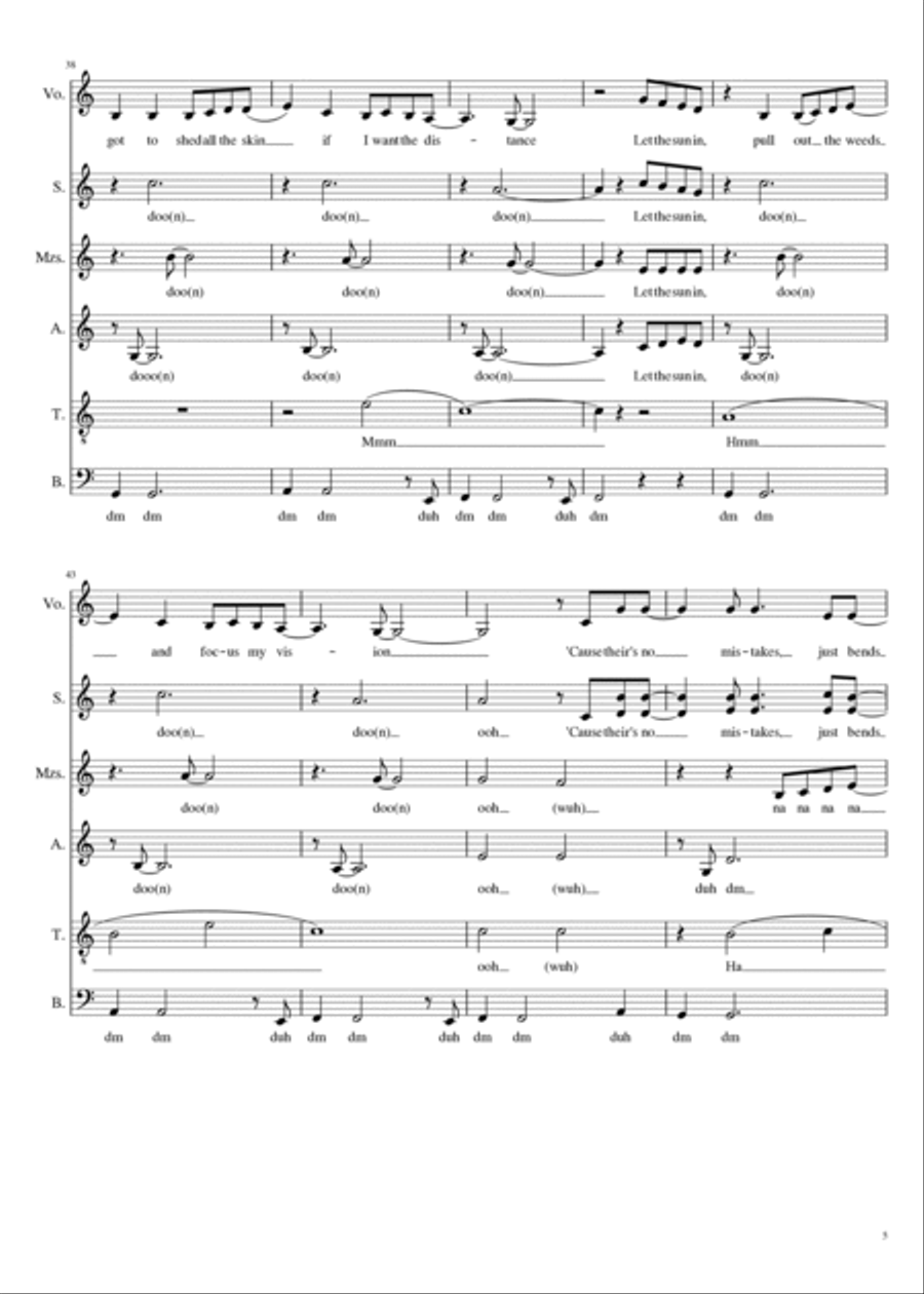 Resilient 4-Part scores gallery preview page 5