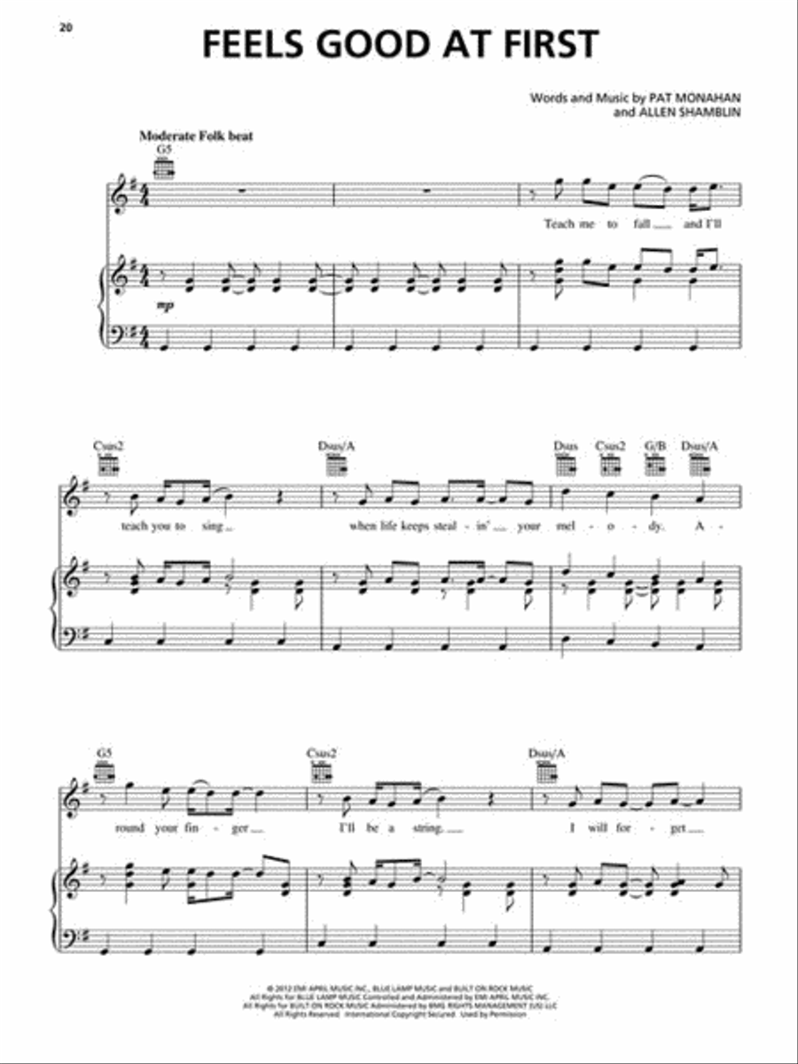 Train - California 37 Piano, Vocal, Guitar scores gallery preview page 4