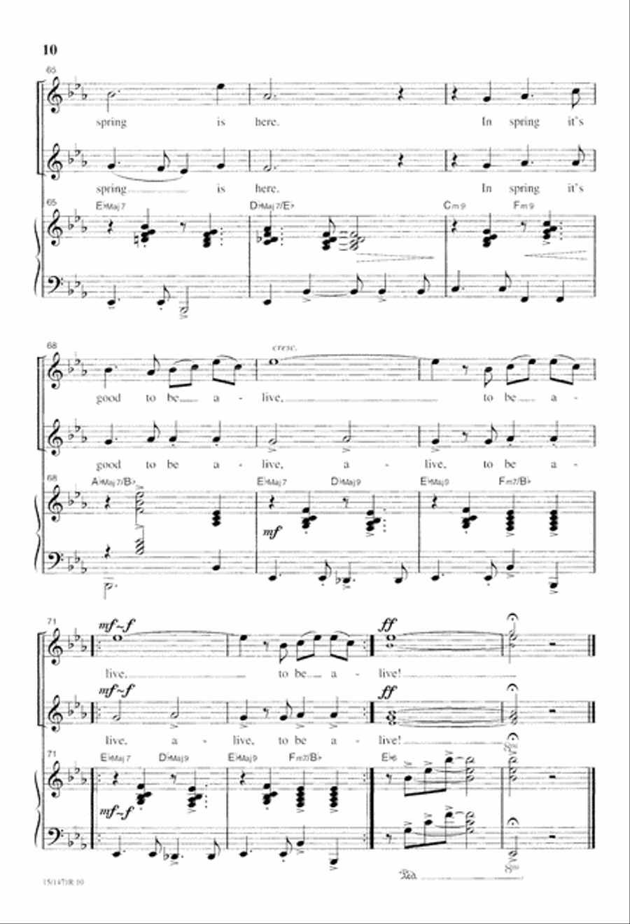 Spring 2-Part scores gallery preview page 10