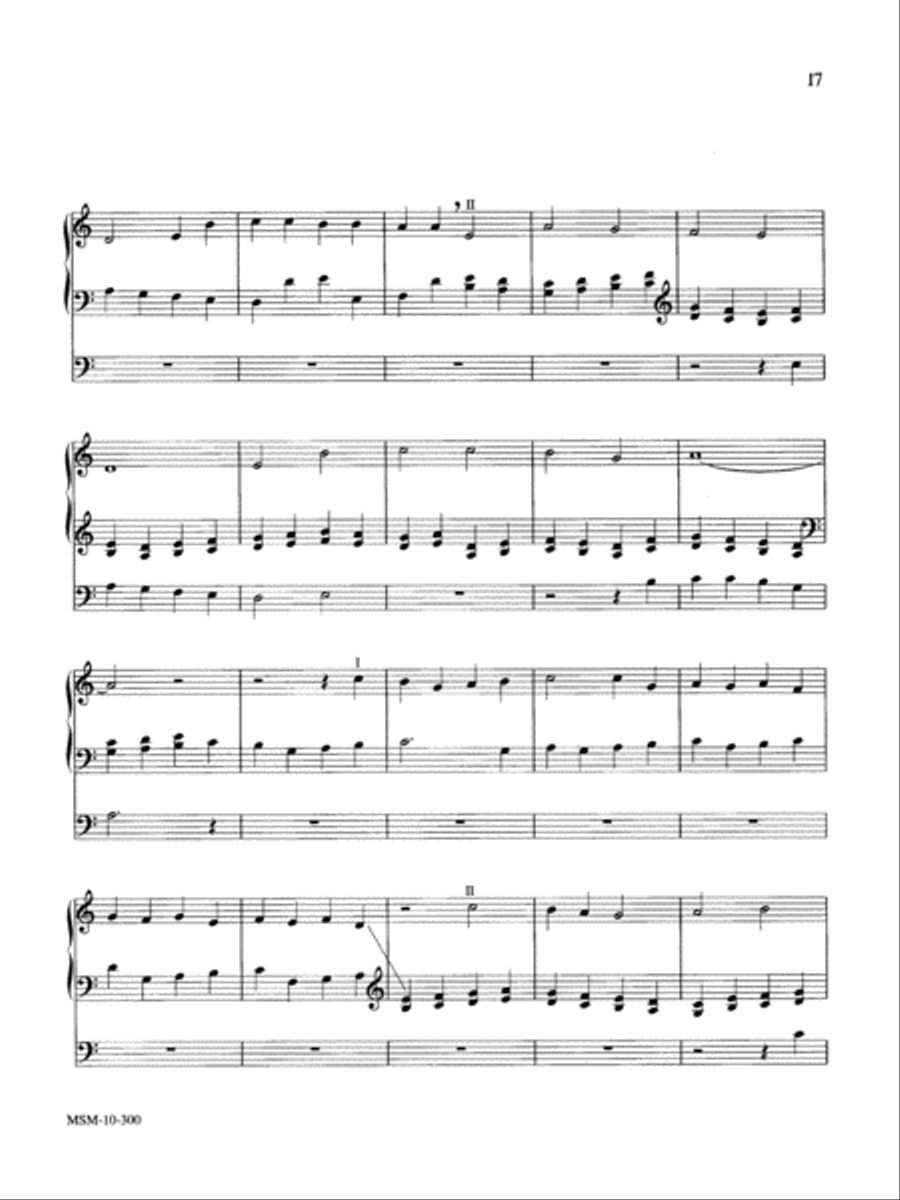 O Sacred Head, Now Wounded, 2 Settings Organ scores gallery preview page 2