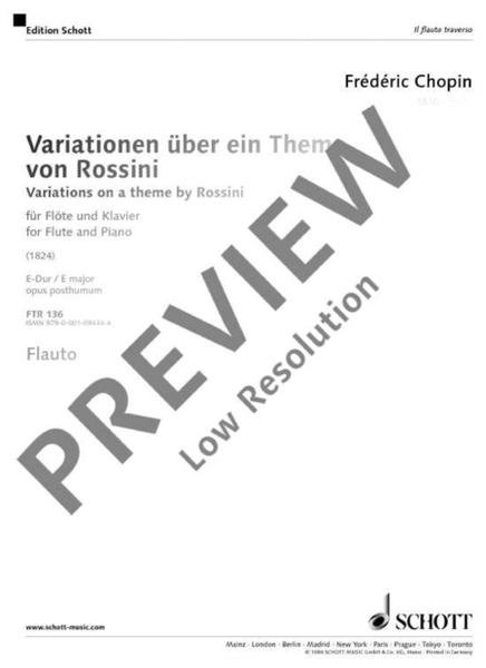 Variations on a theme by Rossini