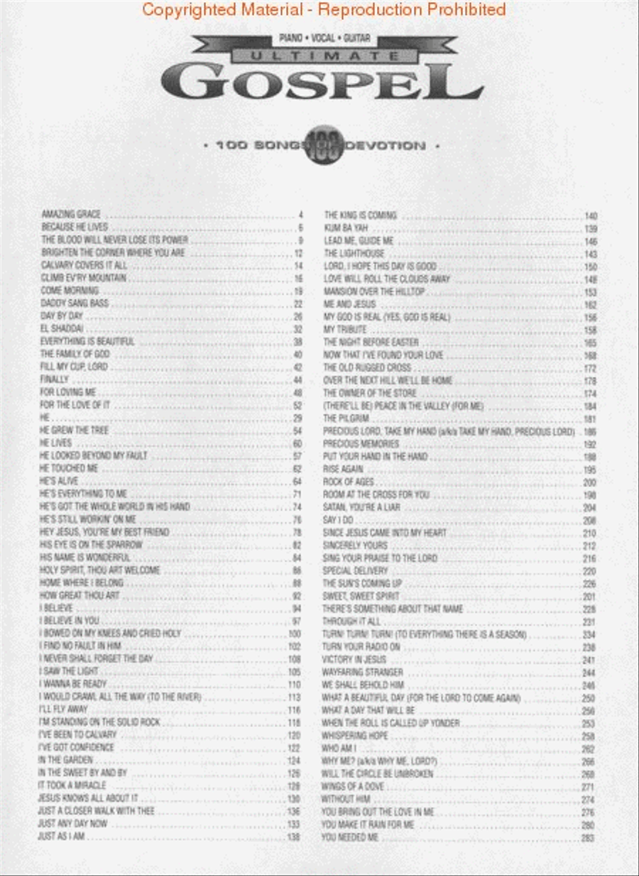 Ultimate Gospel - 100 Songs of Devotion