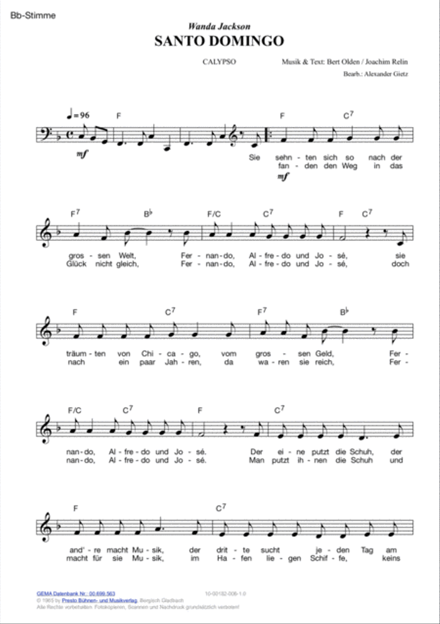 Santo Domingo Voice scores gallery preview page 4