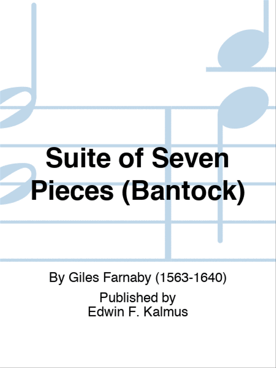 Suite of Seven Pieces (Bantock) Score scores gallery preview page 1