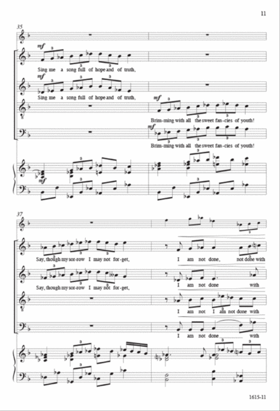 Sing to Me - SATB octavo Sing to Me - SATB octavo 4-Part scores gallery preview page 10