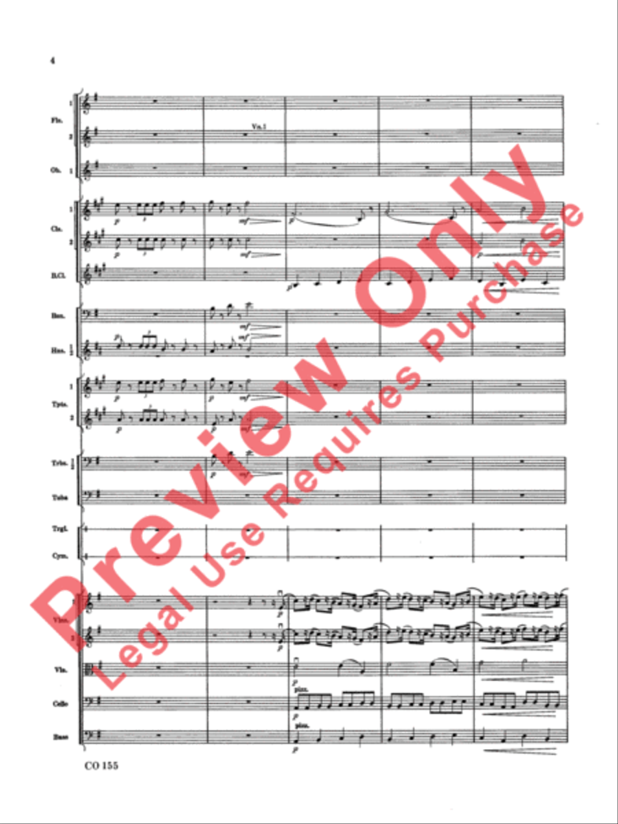 Nutcracker Ballet, Set II (March of the Nutcracker and Trepak) Full Orchestra scores gallery preview page 5