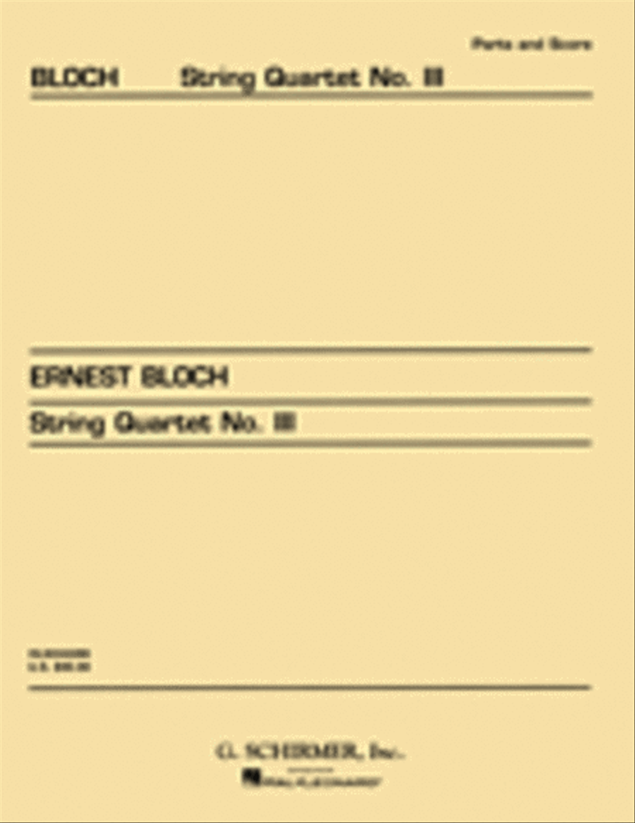 String Quartet No. 3 String Quartet scores gallery preview page 1