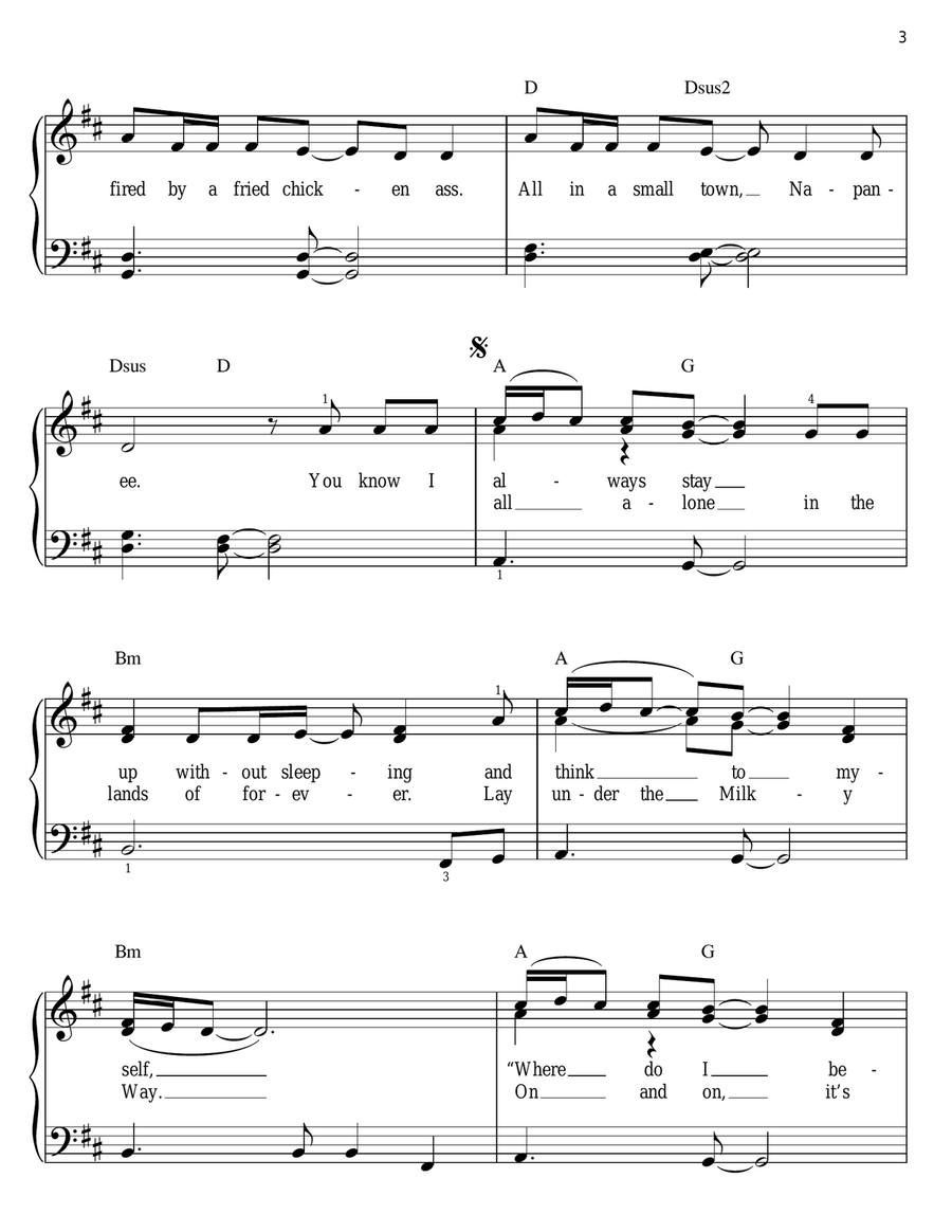 My World Easy Piano scores gallery preview page 3