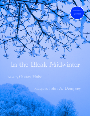 Book cover for In the Bleak Midwinter (Woodwind Quartet): Clarinet, Alto Sax, Tenor Sax and Baritone Sax