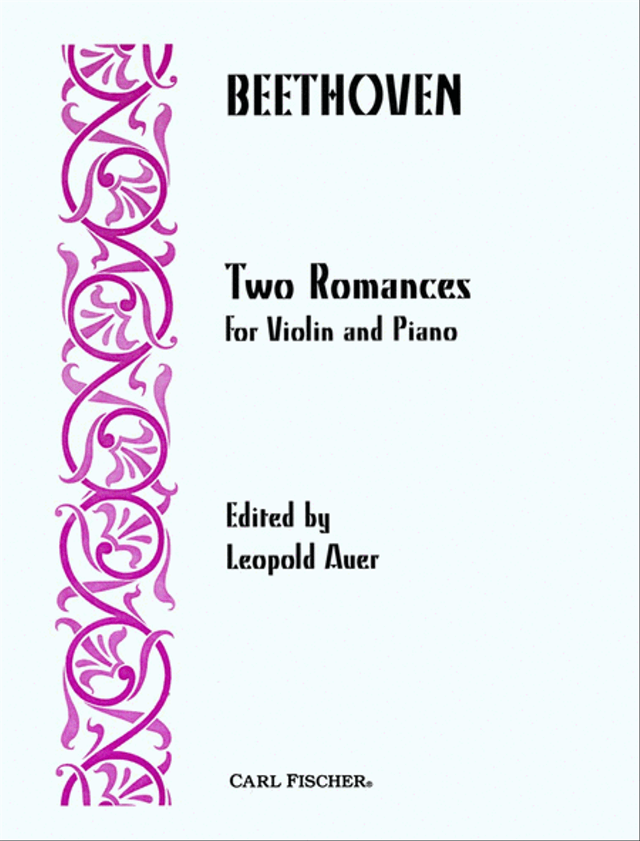 Two Romances Violin Solo scores gallery preview page 1