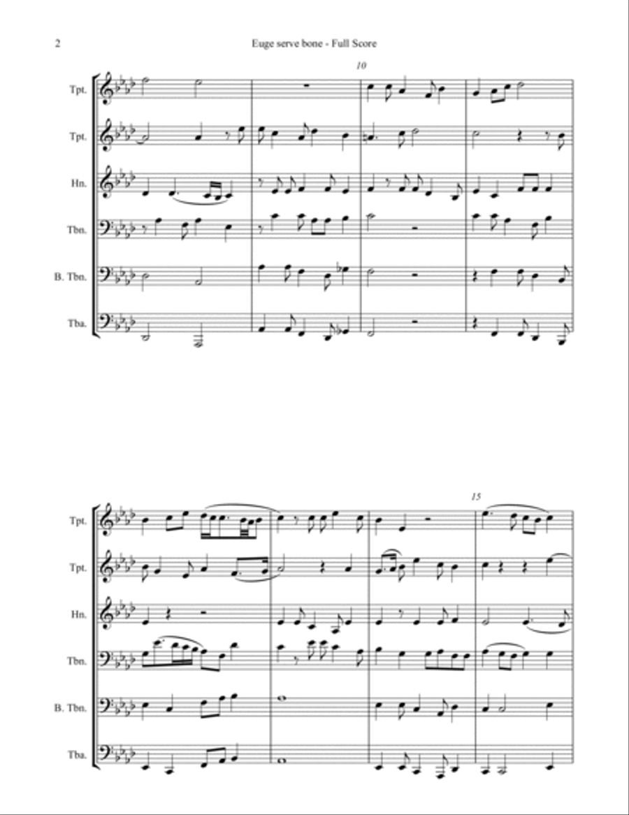 Euge Serve Bone Chamber Music scores gallery preview page 2