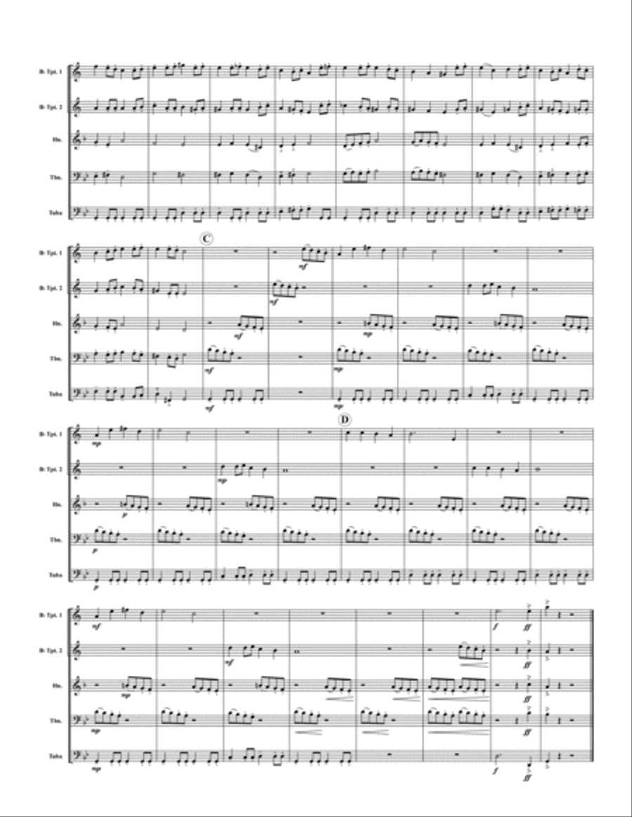 Pat-A-Pan Brass Quintet scores gallery preview page 2