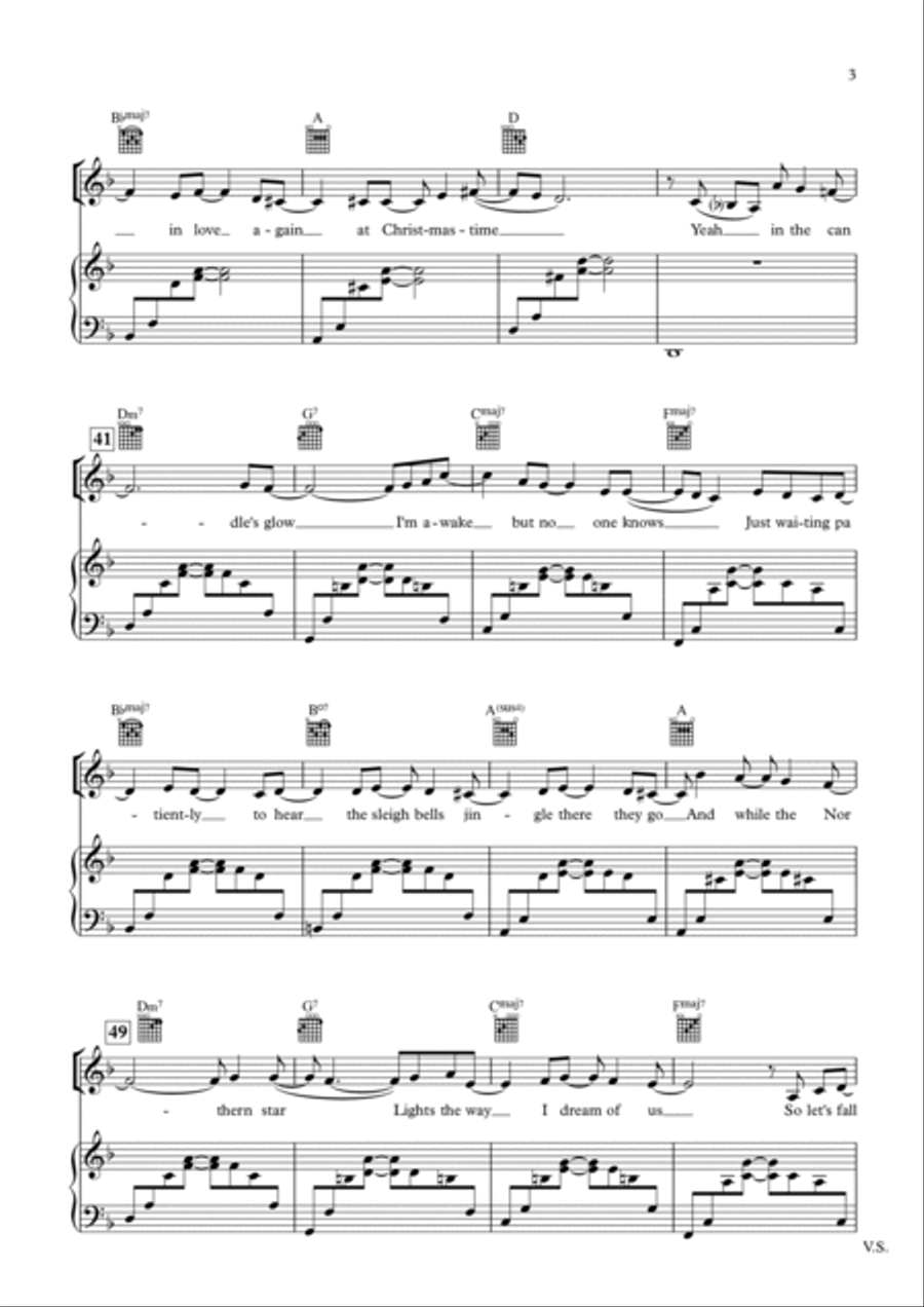 Fall In Love At Christmas Voice scores gallery preview page 3