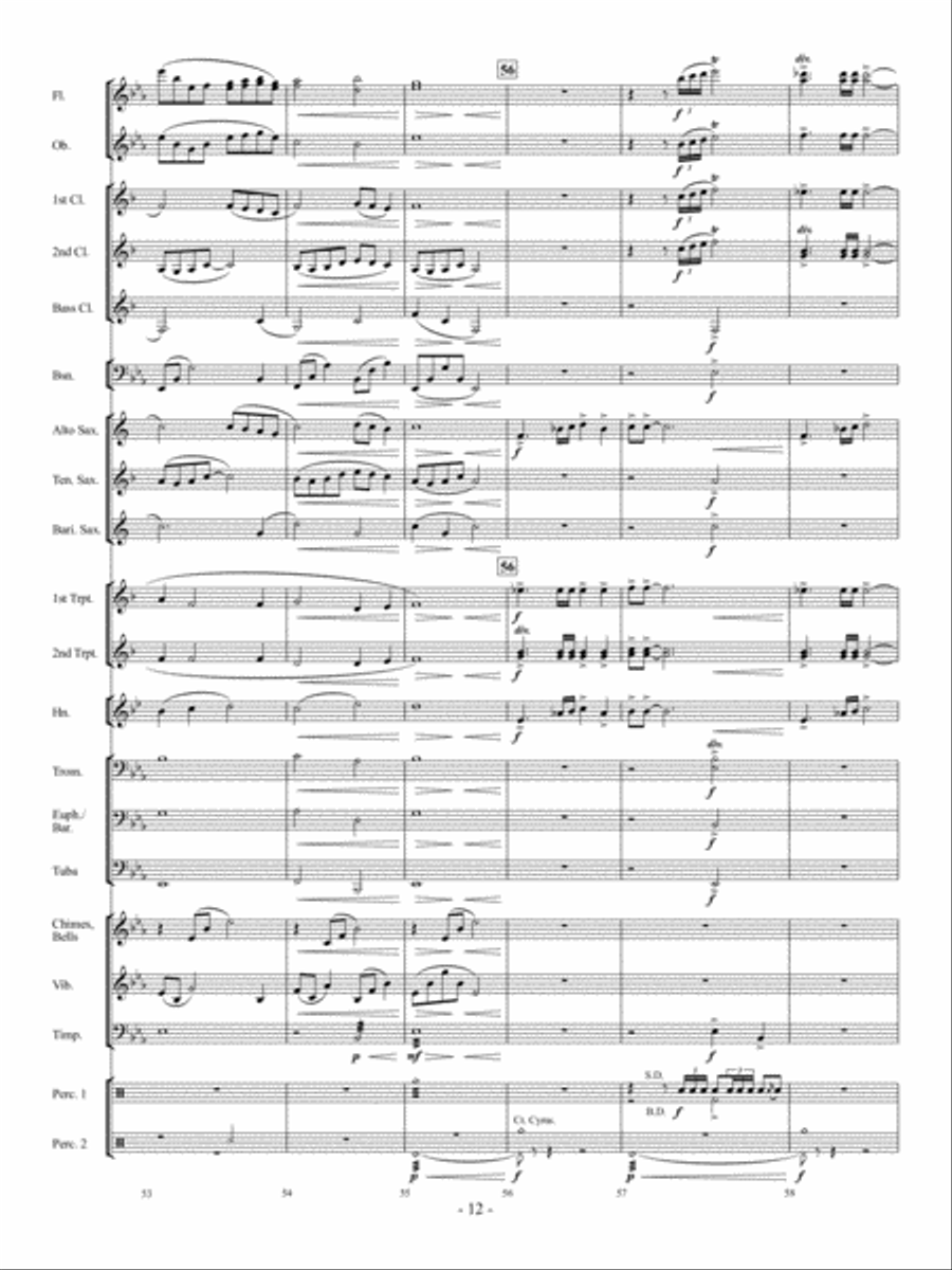 Away In A Manger Concert Band scores gallery preview page 11