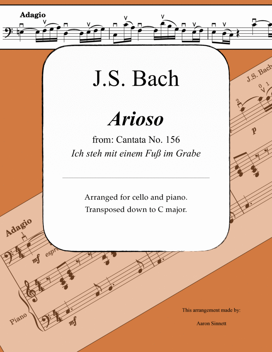 Book cover for Arioso from Cantata No. 156