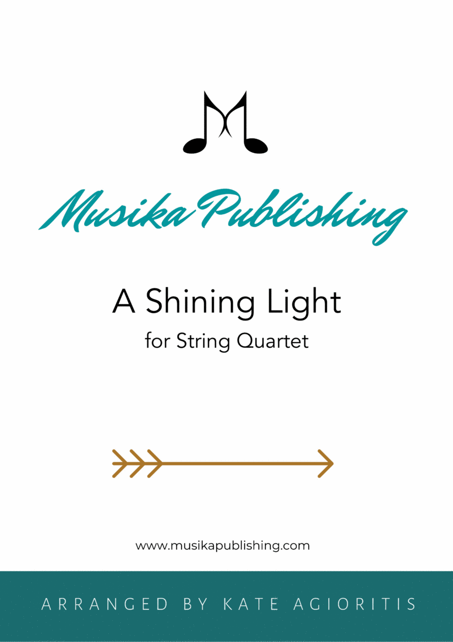 A Shining Light (This Little Light of Mine) - For String Quartet String Quartet scores gallery preview page 1