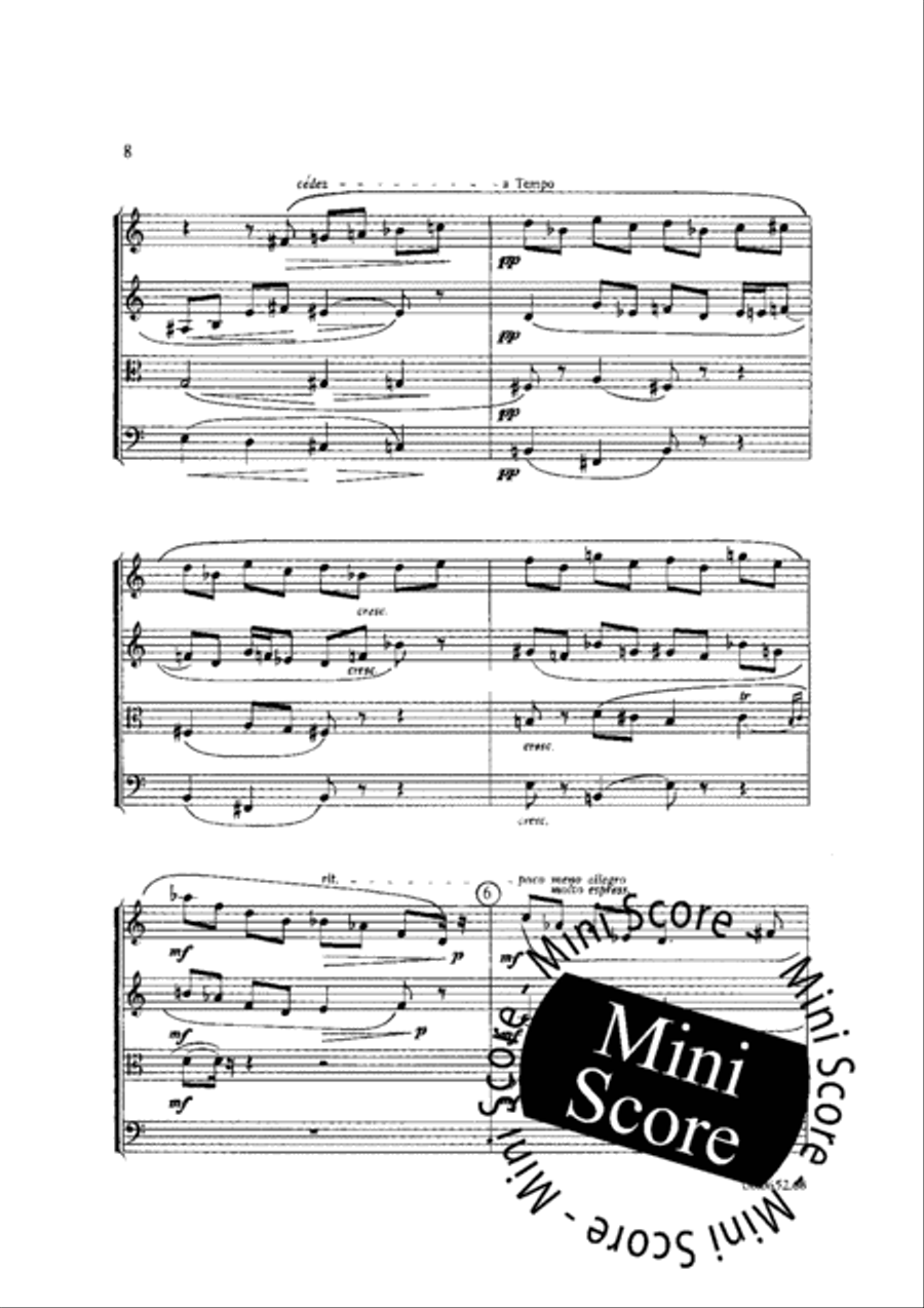Intermede II Saxophone Quartet scores gallery preview page 10