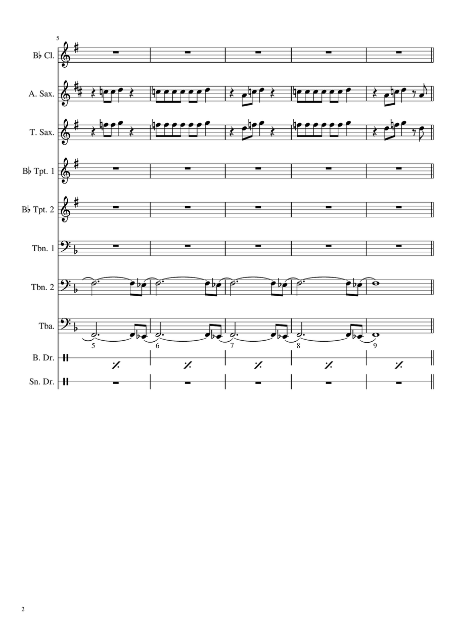 Greenback Boogie Large Ensemble scores gallery preview page 2