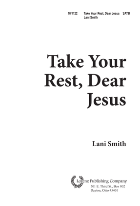 Book cover for Take Your Rest, Dear Jesus