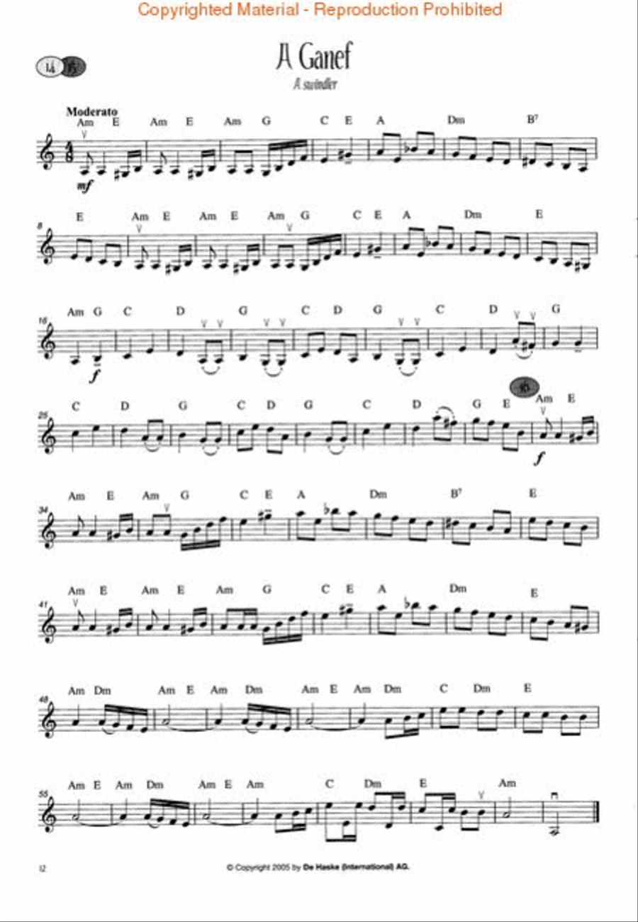 All Time Klezmers Violin Solo scores gallery preview page 4