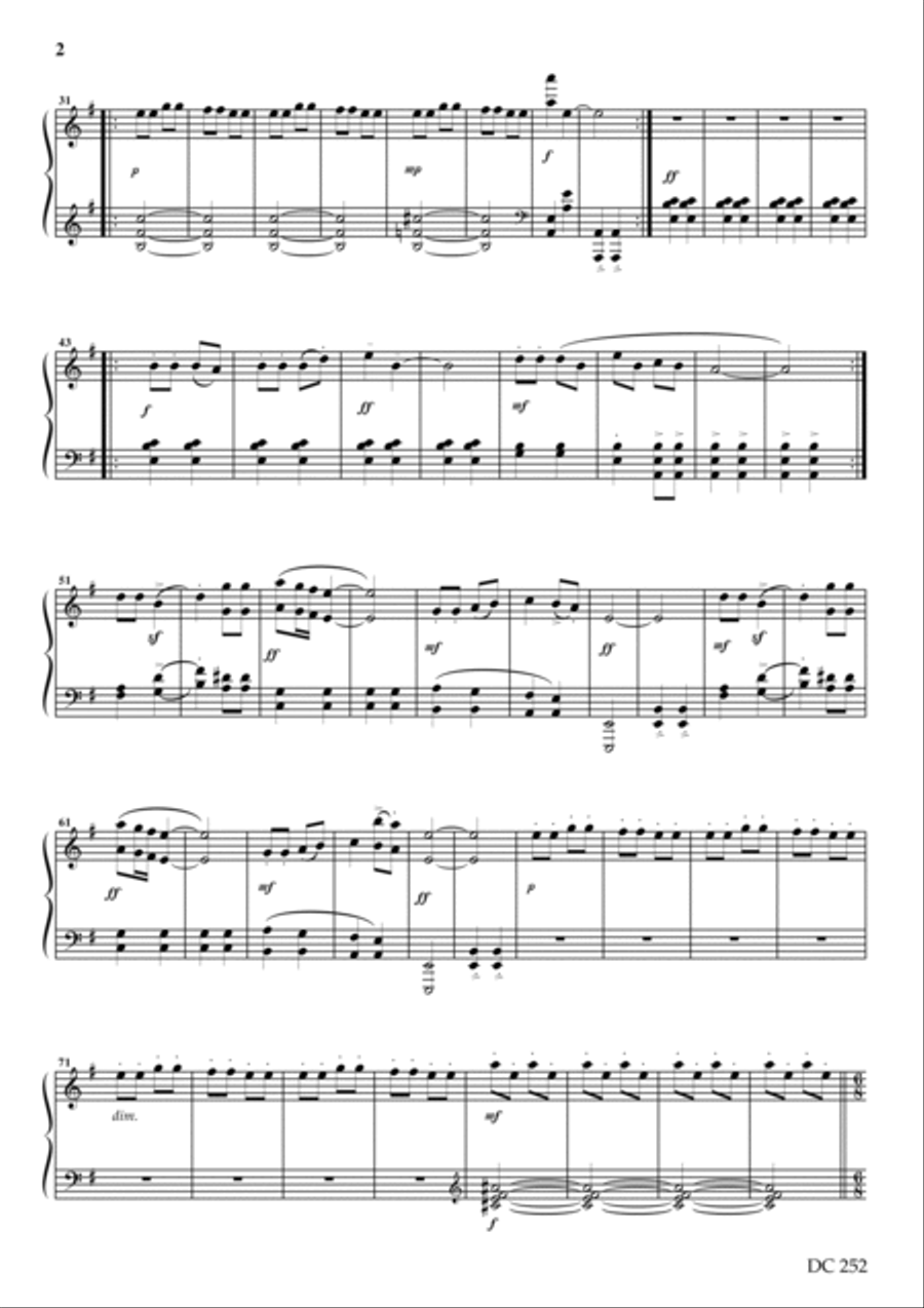 Baltic Dances - arranged for piano Piano Solo scores gallery preview page 2