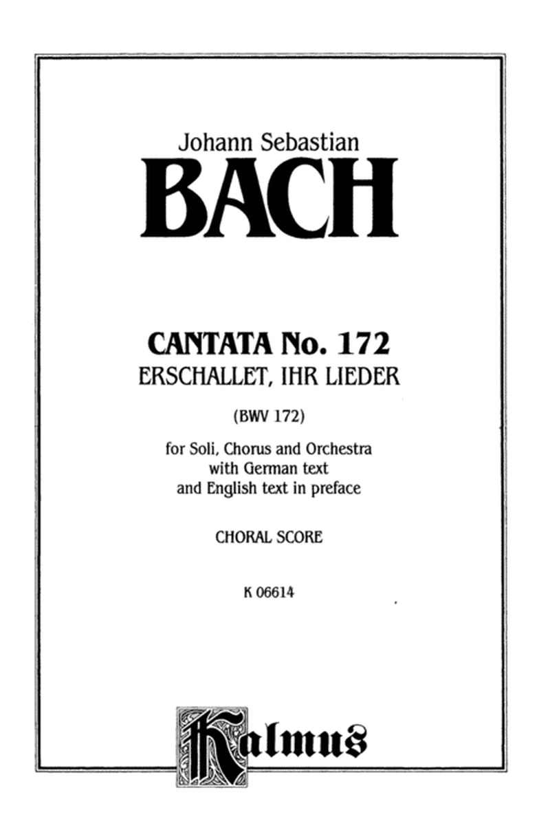 Cantata No. 172 -- Erschallet, ihr Lieder