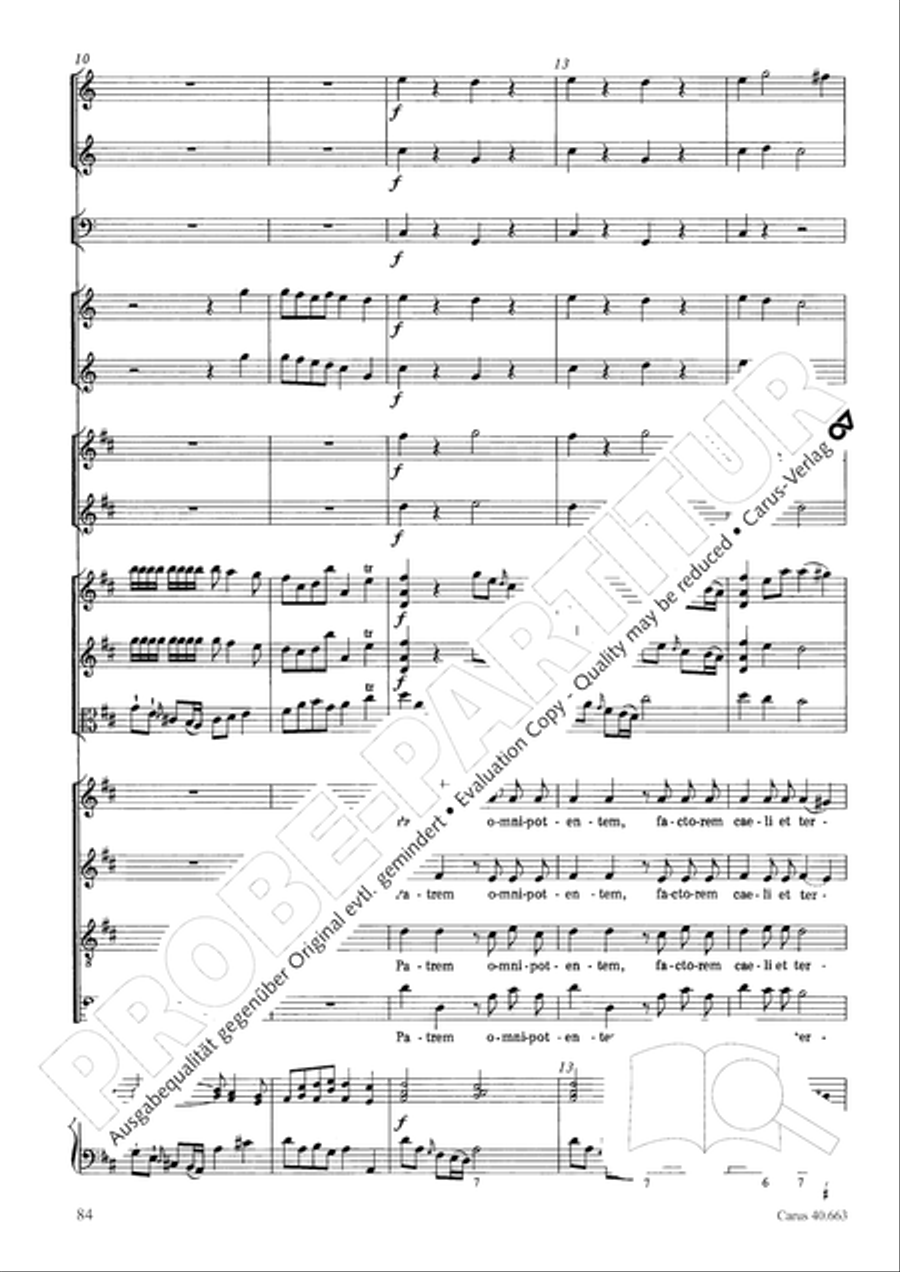 Mass in D minor (Missa in d) ATB scores gallery preview page 100