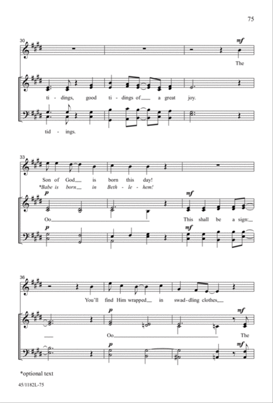 All Around A Cappella 4-Part scores gallery preview page 55