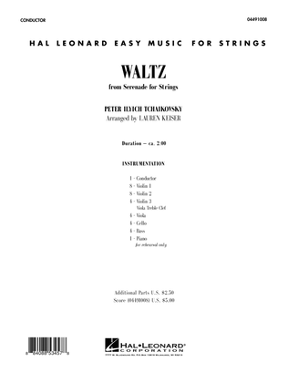 Waltz (from Serenade For Strings) - Full Score