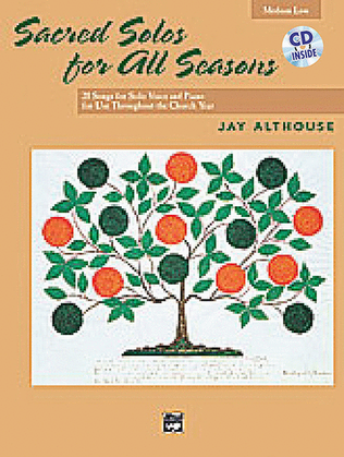 Book cover for Sacred Solos for All Seasons