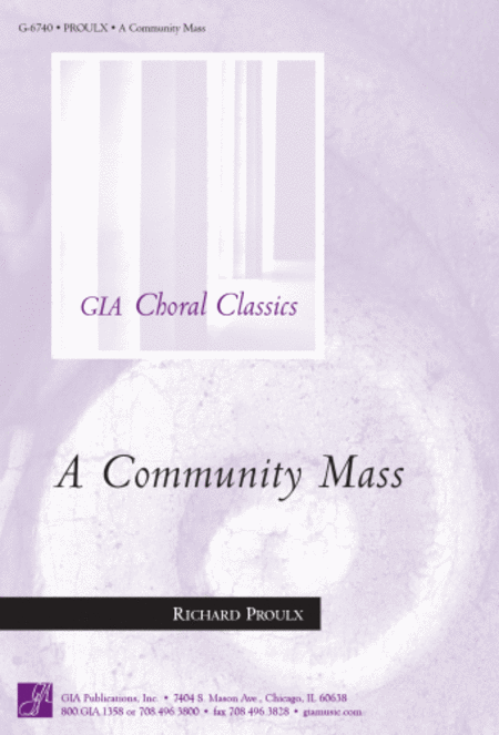 A Community Mass - Full Score and Parts