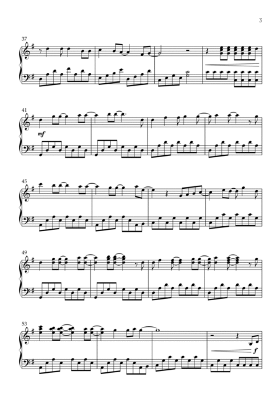 A Million Dreams A Million Dreams Piano Solo scores gallery preview page 3