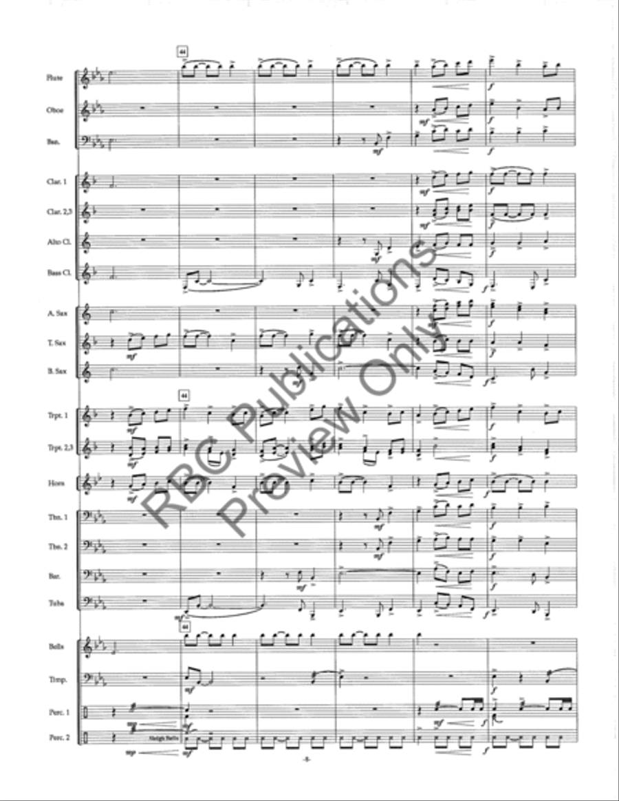 Celtic Ballad Celtic Ballad Concert Band scores gallery preview page 10
