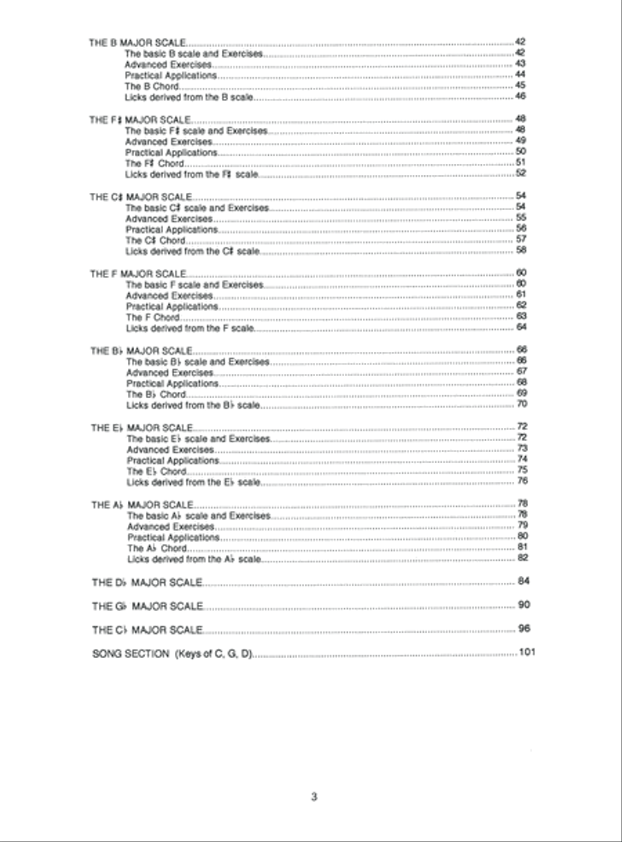 Banjo Scales in Tab Banjo scores gallery preview page 5