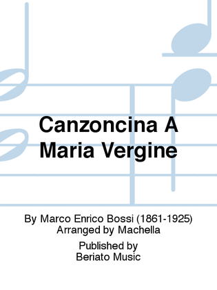 Canzoncina A Maria Vergine