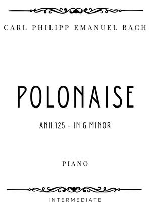 Book cover for C.P.E. Bach - Polonaise in G Minor (BWV 125) - Intermediate