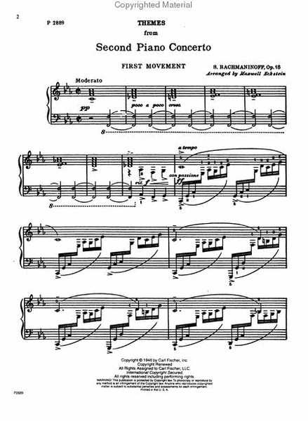 Themes From The Second Piano Concerto