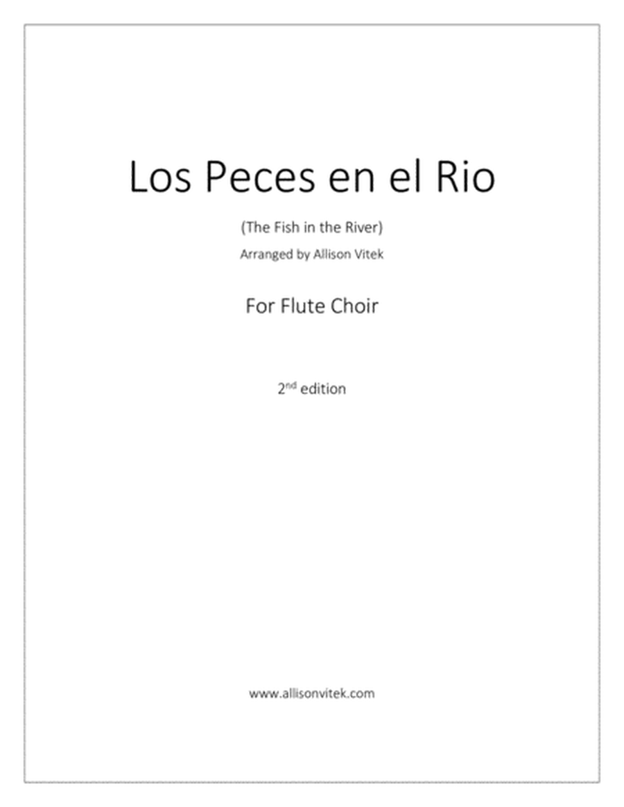 Los Peces en el Rio: for Flute Choir image number null