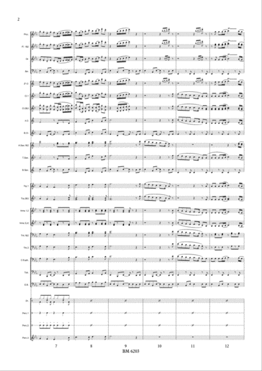 Joy to the Brass Rock for Wind Band Joy to the Brass Rock for Wind Band Concert Band scores gallery preview page 3