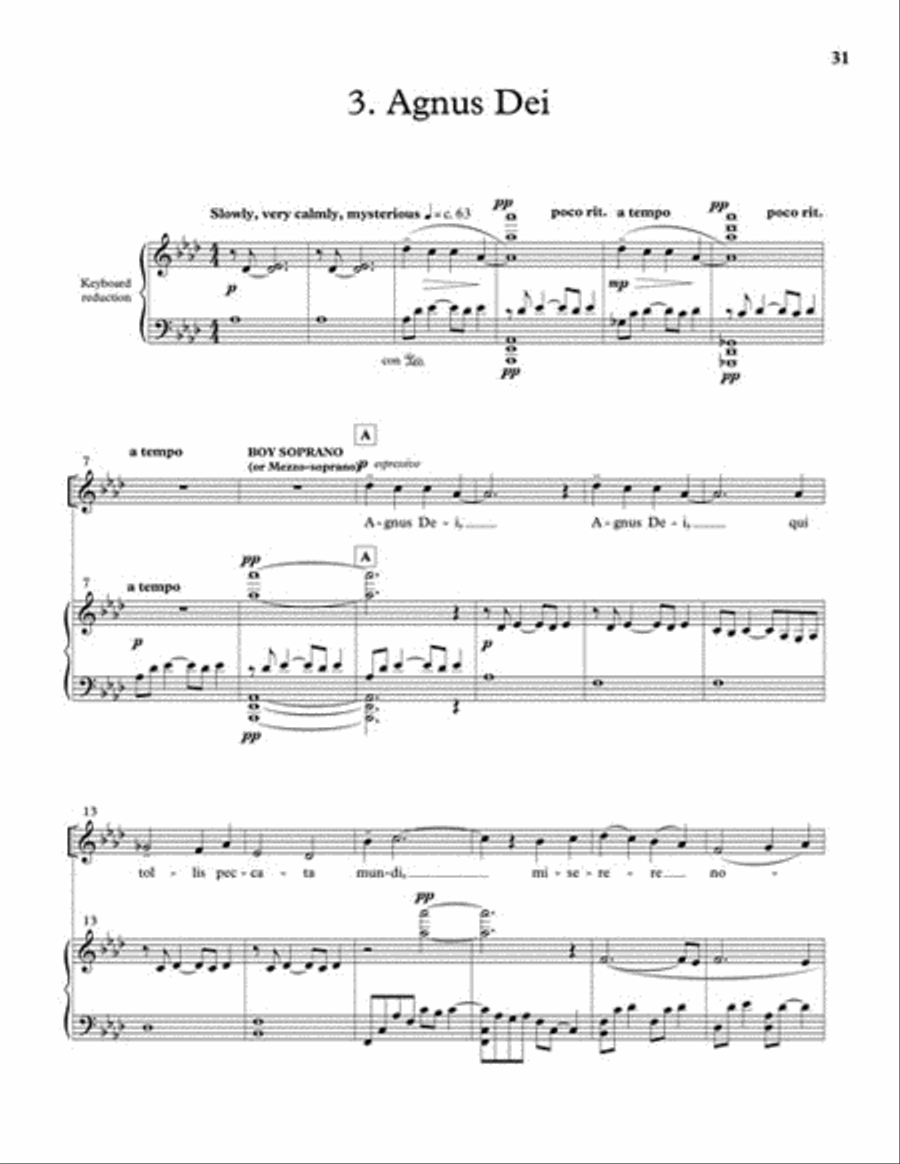 Requiem for the Living 4-Part scores gallery preview page 6