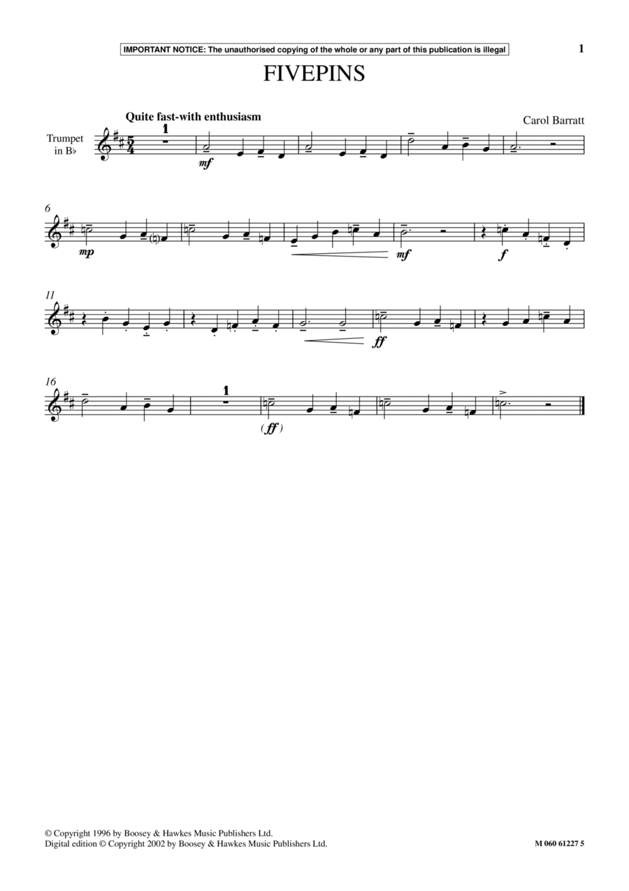 Fivepins Fivepins School and Community scores gallery preview page 1