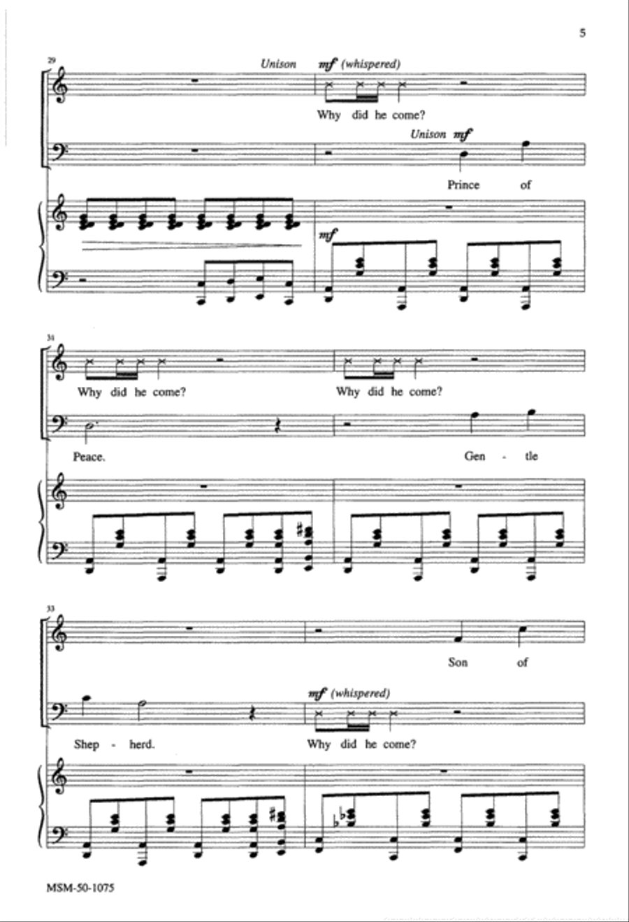 Did You Hear the Music? Did You Hear the Music? 4-Part scores gallery preview page 4
