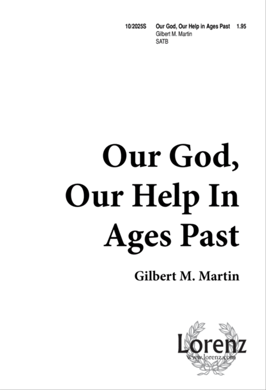 Our God, Our Help in Ages Past 4-Part scores gallery preview page 1