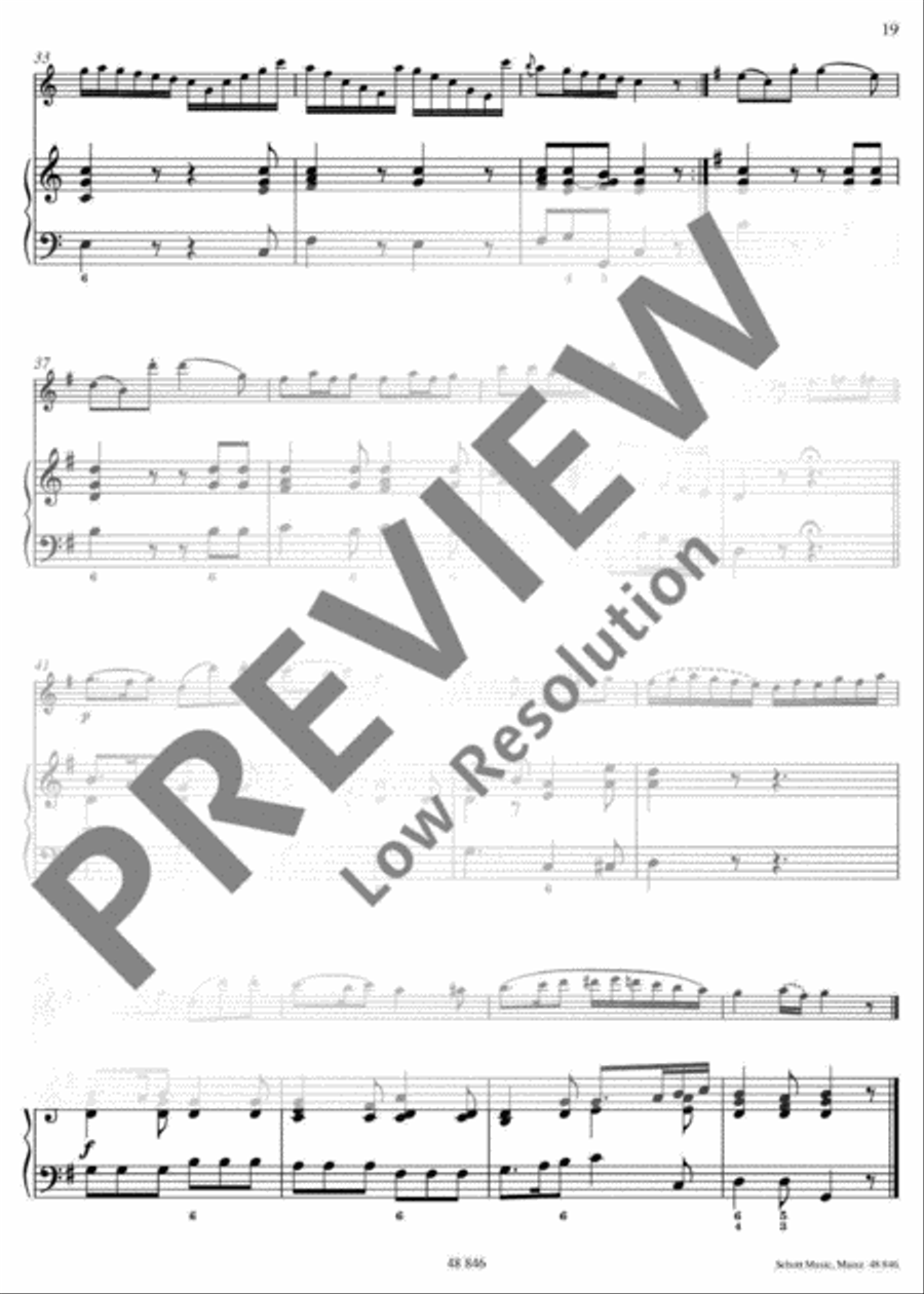 Sonata G major Sonata G major Flute scores gallery preview page 20