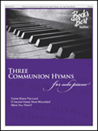 Book cover for Three Communion Hymns for Solo Piano