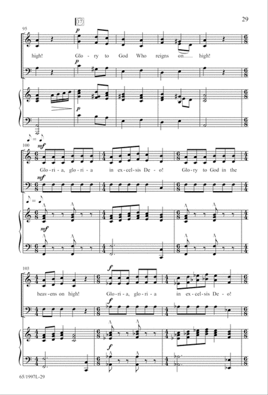Candles and Carols Candles and Carols 3-Part scores gallery preview page 30