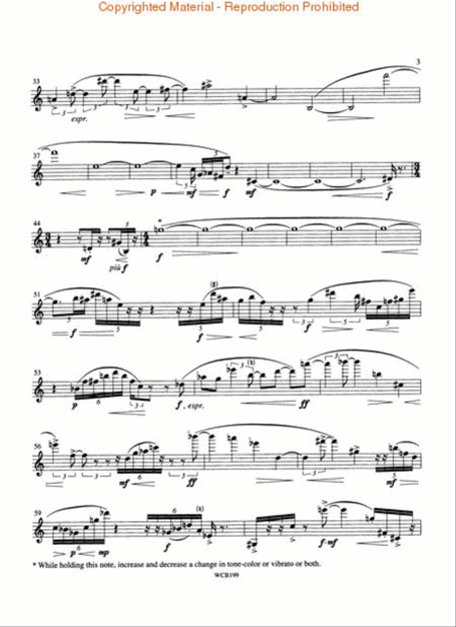 GRA Clarinet Solo scores gallery preview page 3